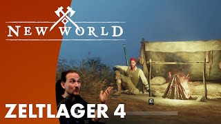 NEW WORLD  Zeltlager Rang 4  Stufenbelohnung Level 40 Questgeber [upl. by Carlton]