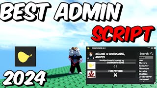 OP Admin Script Roblox 2024  New Admin Script Rochips Panel V64 Works All Games Roblox [upl. by Laverna]