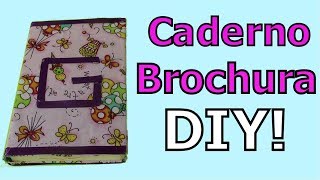 CADERNO BROCHURA DIY [upl. by Ueik]