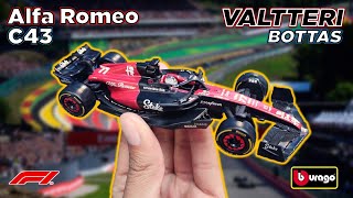 Alfa Romeo C43 Valtteri Bottas Bburago Signature 143  Review [upl. by Yelhsa818]