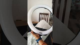 Ring light with tripod setup18 inch ringlight unboxing shorts trending reviewringlight yt [upl. by Eseilanna]