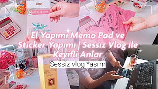 ✨☕Ev Ofisimde Yaratıcılık Ürün Hazırlığı  Sessiz Vlog [upl. by Ashlie436]