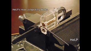 30 Closeup On How Lock Picking Works [upl. by Asillim]