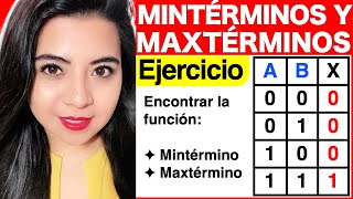 MINTÉRMINOS Y MAXTÉRMINOS  Ejercicio 4 [upl. by Bartholomeus]