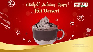 Custard Hot Chocolate Pudding Recipe  Weikfield [upl. by Pharaoh]