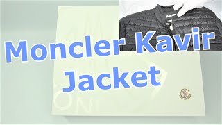 MONCLER KAVIR Black Jacket  UNBOXING amp REVIEW [upl. by Darline]