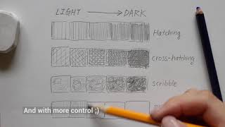 PENCIL  Basic Shading Techniques [upl. by Vedi]