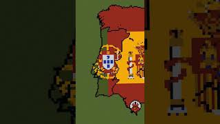 Building Portugal in 3 Scales portugal português maps flags minecraft [upl. by Engamrahc]