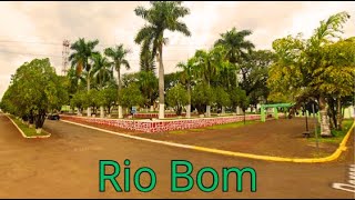 Rio Bom PR Brasil  Driving tour pela cidade [upl. by Enal4]