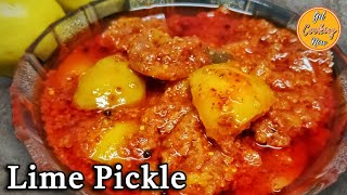 Lime Pickle Recipe  Lemon Pickle  Goan Lime Pickle  Nimbu Ka Achaar  How to make Lime Pickle [upl. by Eloc]