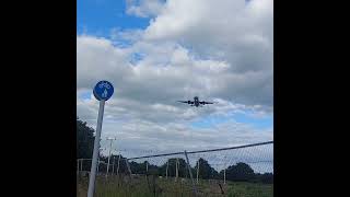 Aegean Airlines landing at London heathrow airport aviation aegean planespotting a320 plane [upl. by Tooley]