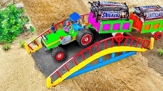 DIY Deep Tooth Concrete Bridge  DIY Candy Cart 🚚❤️🍫 [upl. by Asum]