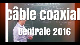 Corrigé 24 Concours Centrale Physique 2016 [upl. by Creigh]