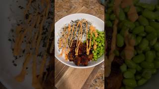 Making some teriyaki salmon bowls [upl. by Wachtel]