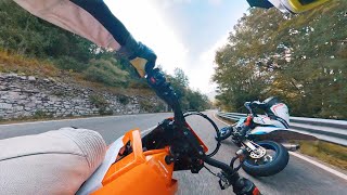 KTM 690 SMC  R vs TM 530 [upl. by Ause85]