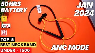 Top 5 Best Bluetooth Earphones Under ₹1500 2024 ⚡ Best Wireless Neckband under 2000 ⚡Jan 2024 [upl. by Ahsuoj724]