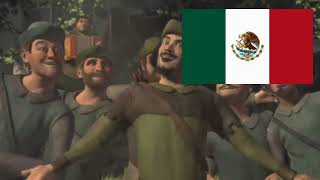 Shrek  merry men Robin hood song  Latin spanish [upl. by Hailat109]