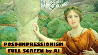 Masters of Painting  Full Screen  PostImpressionism Paintings  Fine Arts  Great Painters [upl. by Halika]