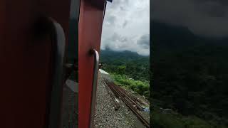 WDP4 Diesel Locomotive pulling SMVT Humsafar passing through Haflongassam haflong humsafar wdp4 [upl. by Ailimac120]