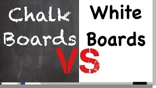 Chalkboards vs Whiteboards [upl. by Mcdonald]