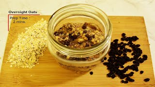 Overnight oats recipe Lose 2 kgs In 1 week  How To Make Oats Recipe For Weight Loss [upl. by Jerrie]