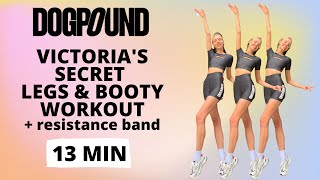 Victorias Secret Legs amp Booty Workout with Resistance Band  Dogpound Kirk Myers X Nina Dapper [upl. by Annissa]