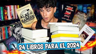 24 libros que quiero leer en 2024 ✨ [upl. by Dahsar371]