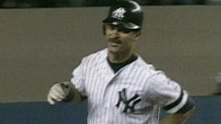 1995 ALDS Gm 2 Mattingly homers in the postseason [upl. by Howarth221]