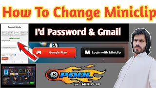 8 Ball Pool  How to Change Miniclip Id Password amp Gmail 2023  New Trick By Zameenxd [upl. by Ellerahc]