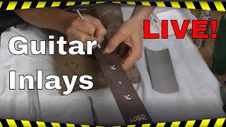 How to Make and Install Custom Guitar Inlays  LIVE [upl. by Odrawde9]