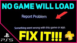 PS5 NO GAMES WILL LOAD EASY FIX [upl. by Iretak539]