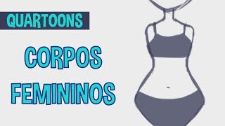 Quartoons 16  Como desenhar diferentes tipos de corpos femininos [upl. by Dnaltruoc]