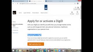 How to create DigiD I The Netherlands digital identification [upl. by Sosanna]