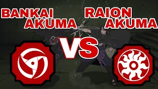 BANKAI AKUMA VS RAION AKUMA IN SHINDO LIFEWhich is betterRoblox [upl. by Nnyleuqcaj261]