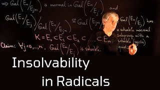 Lecture 14 Insolvability of Equations in Radicals [upl. by Garber466]