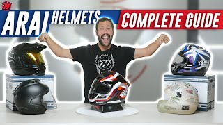 ARAI HELMETS 🗻 Everything You Need to KNOW 🔥 Which is the best [upl. by Notac]