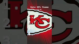 Rate NFL Teams 14football nflfootball [upl. by Kendre138]