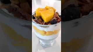 Mango Yogurt Granola Parfait Recipe [upl. by Jayme]