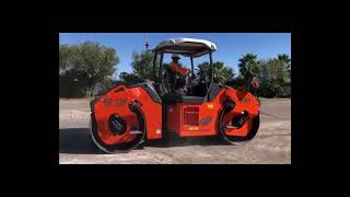 VIBROCOMPACTADOR DOBLE HAMM HD120 VO AÑO 2012 [upl. by Lauree577]