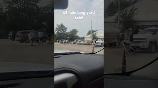 61 mile long yard sale yardsale garagesales helpme takingoff yardsales yardsalefinds [upl. by Hersh313]