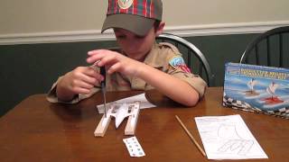 How to build the Raingutter Regatta Trimaran Boat Kit [upl. by Yantruoc]