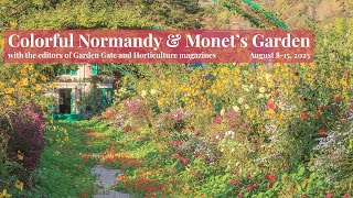 Garden Tour Preview Colorful Normandy amp Monet’s Garden [upl. by Anayrb]