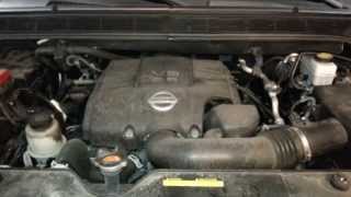 2012 Nissan Armada  VK56DE 56L V8 Engine Idling After Oil Change  Galaxy S3 [upl. by Hernandez]