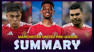 MANCHESTER UNITED PRESEASON TOUR  Good and Bad Take Outs  Amad and Amass Breakthrough [upl. by Horsey]