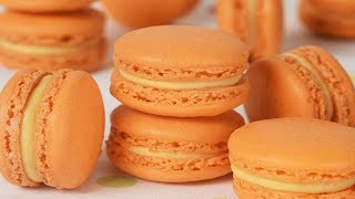 Pumpkin Spice Macarons Recipe Demonstration  Joyofbakingcom [upl. by Chaille829]