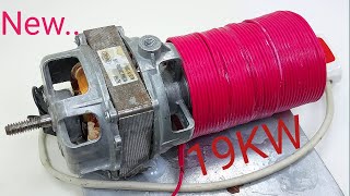 How to Make 220v 19kw Free Energy With 220v AC Light Bulb Transformer And 100 Copper Wire [upl. by Lennon]