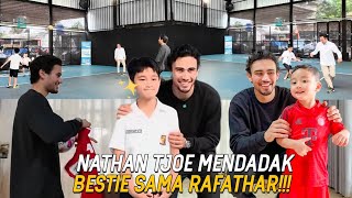 SURPRISE DADAKAN BUAT RAFATHAR PEMAIN TIMNAS NATHAN TJOE DATENG KE ANDARA BUAT MAIN BOLA BARENG [upl. by Cymbre]