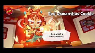 Red Osmanthus Cookie Gacha Animation JP VA  Cookie Run Kingdom [upl. by Koffler]