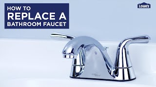 How To Replace a Bath Faucet [upl. by Eugirne]