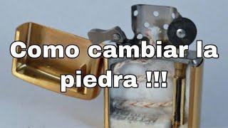 Como cambiar la PIEDRA de tu ZIPPO FACIL [upl. by Anselm508]